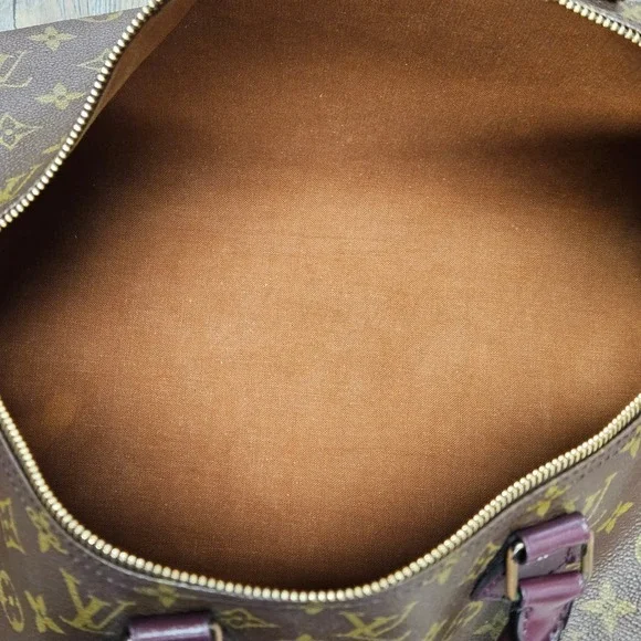 Authentic Rare 80s Louis Vuitton Speedy 40 Monogram With Lock & Key | Customized - Picture 6 of 14